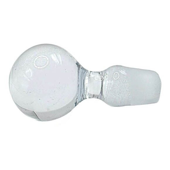 VTG Holmegaard Kluk Alcohol Decanter Danish Stopper Pinch Art Glass Blue Tint - Picture 5 of 15